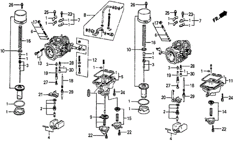 1984 Honda PRELUDE SCREW SET - (16028PC7661) 1984 Honda PRELUDE SCREW SET - (16028PC7661)