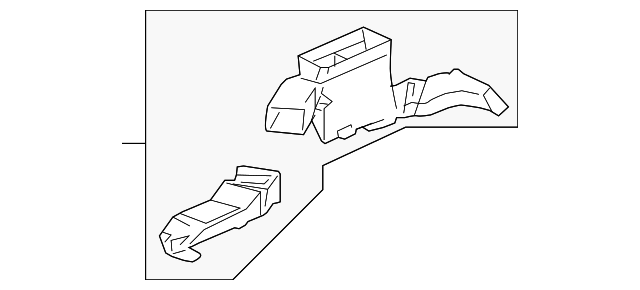 15206748 Деталь LOWER AIR DUCT, RIGHT