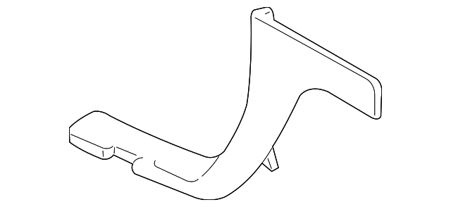 4D4-864-607-A-13F Деталь LOWER QTR TRIM, LEFT