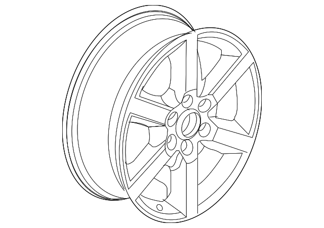 9595827 WHEEL, ALLOY