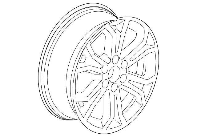 23115711 Деталь WHEEL, ALLOY