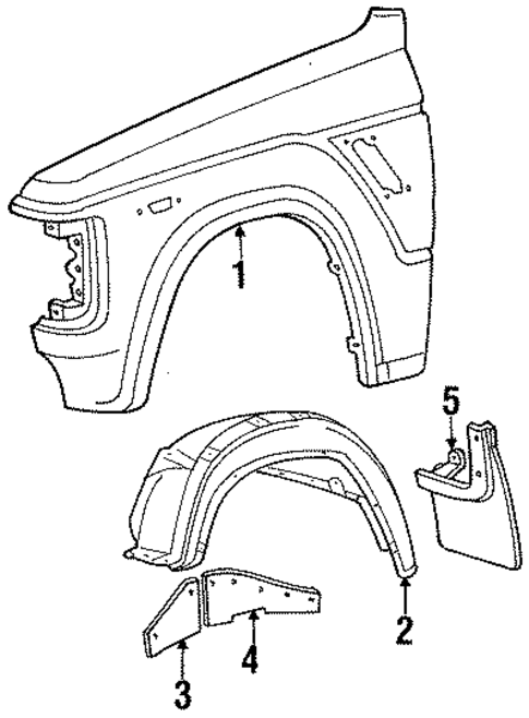 Land Cruiser EXTERIOR TRIM - FENDER