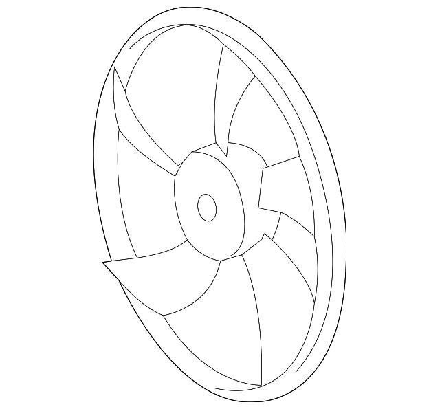 16361-38110 Деталь FAN BLADE, LEFT