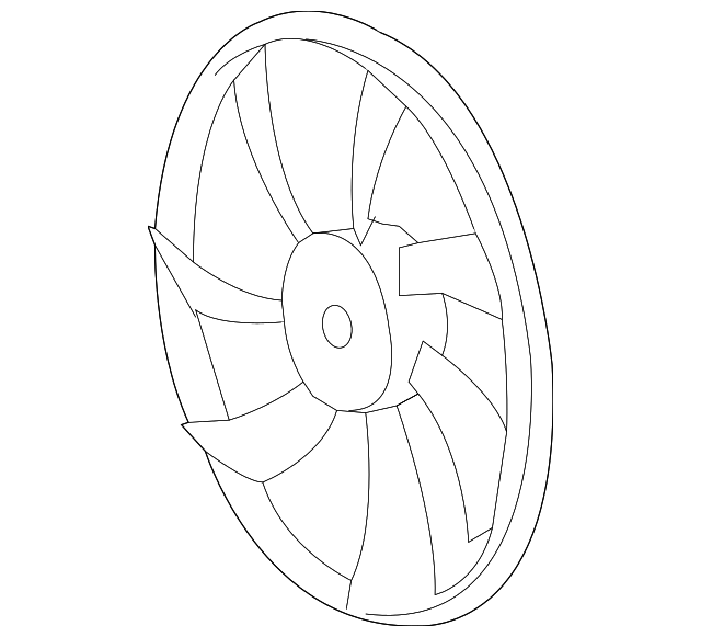 16361-38120 Деталь FAN BLADE, RIGHT