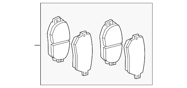04465-53040 Деталь BRAKE PADS