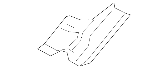 4E0-817-167-C Деталь FILLER PLATE, LEFT