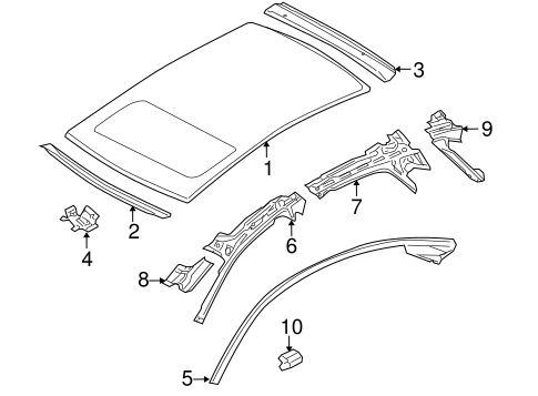 S8 ROOF & COMPONENTS