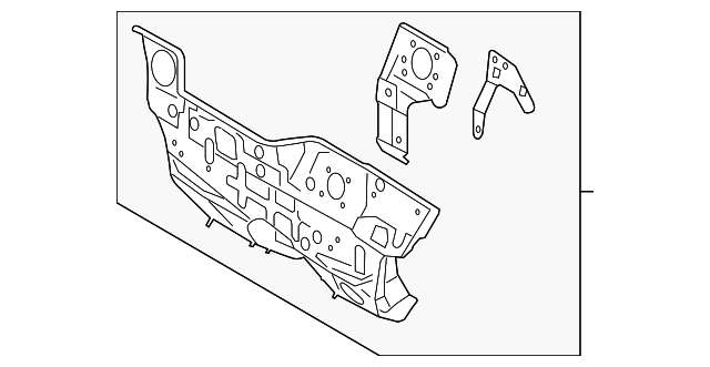 BPY0-53-4A0B Деталь LOWER DASH PANEL