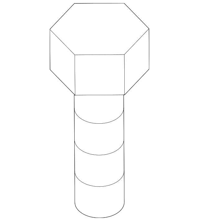 9072-00-616B Деталь CROSSMEMBER BOLT