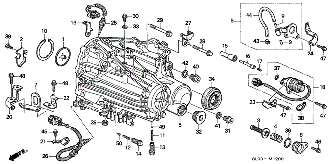 NSX 6MT TRANSMISSION HOUSING (6MT)