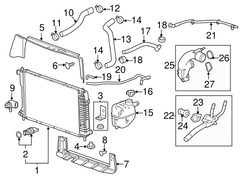 Equinox RADIATOR & COMPONENTS 2