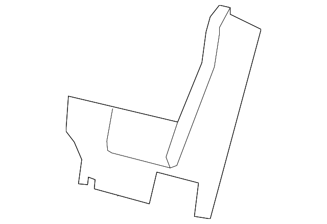 68024951AA Деталь SEAT BACK PANEL, RIGHT