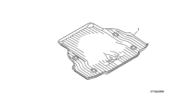 2014 Acura RLX TRAY, TRUNK - (08U45TY2200) 2014 Acura RLX TRAY, TRUNK - (08U45TY2200)