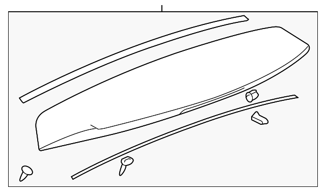 25903868 Деталь SPOILER ASSY