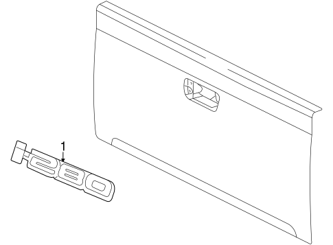 i-280 EXTERIOR TRIM - PICK UP BOX 2