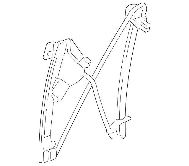 15252618 Деталь WINDOW REGULATOR, RIGHT