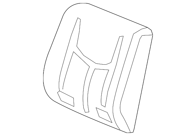 19127615 Деталь SEAT BACK PAD, RIGHT