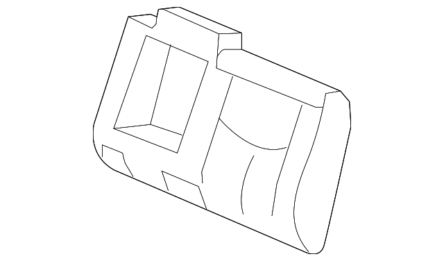 19127614 Деталь SEAT BACK PAD, LEFT