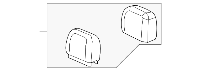 19127989 Деталь HEADREST, LEFT