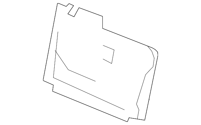 19127613 Деталь SEAT BACK FRAME, LEFT