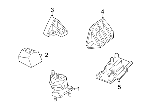Concorde ENGINE & TRANS MOUNTING