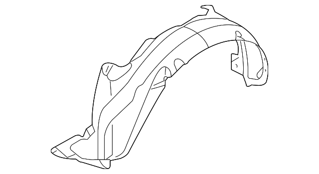 86820-0W000 Деталь FENDER LINER, RIGHT