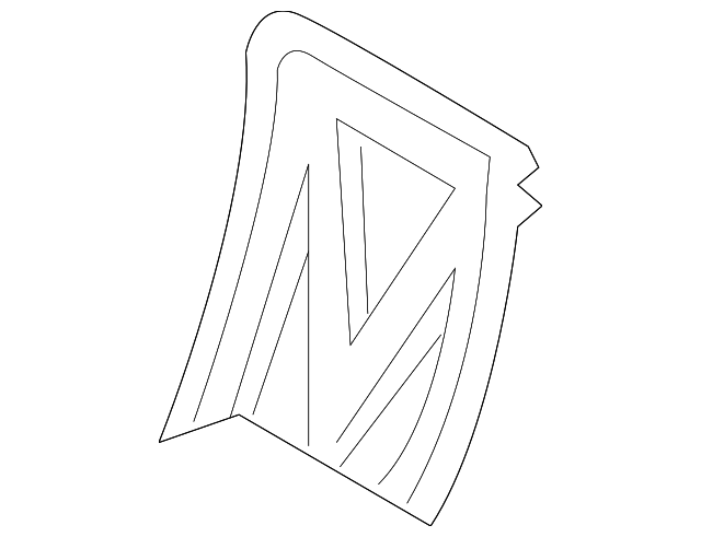 203-920-24-32 SEAT BACK PANEL, RIGHT
