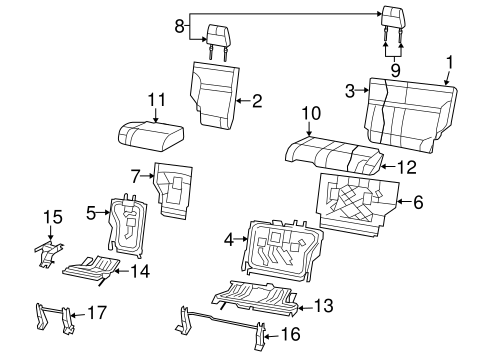 Nitro REAR SEAT COMPONENTS 2