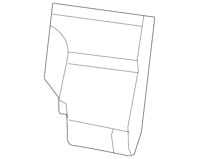 1FZ781J8AA Деталь SEAT BACK COVER, LEFT