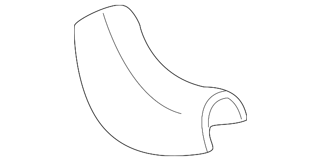 10400390 Деталь PILLAR TRIM, LEFT