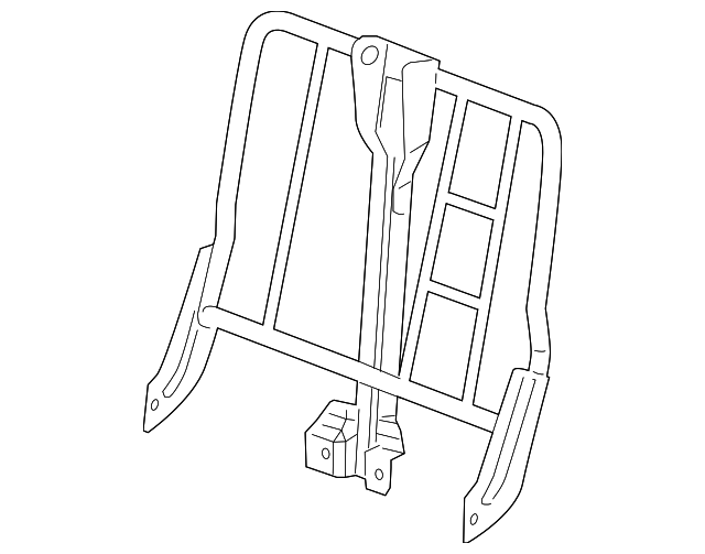 19127764 Деталь SEAT BACK FRAME, LEFT