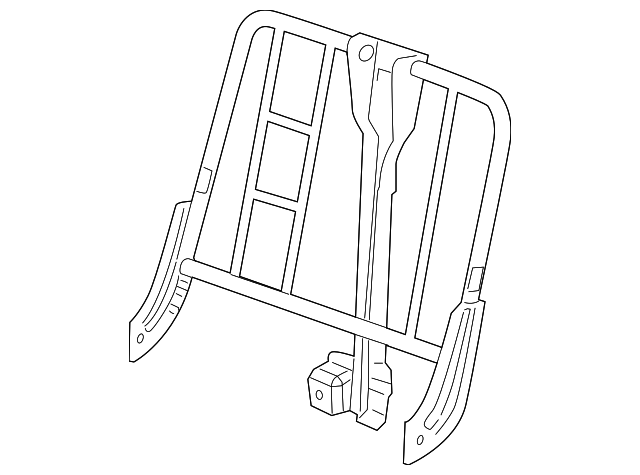 19127765 Деталь SEAT BACK FRAME, RIGHT