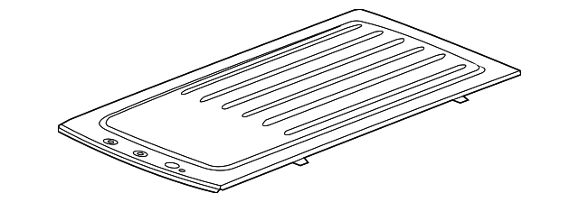 25812445 Деталь ROOF PANEL