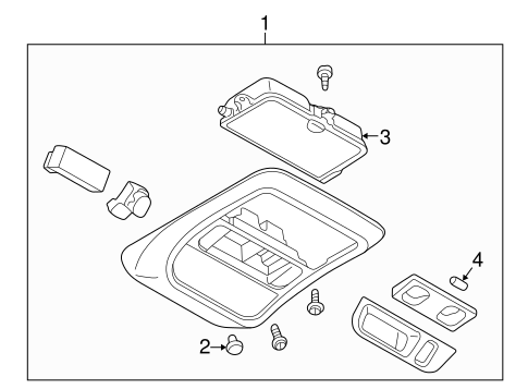 Forester OVERHEAD CONSOLE
