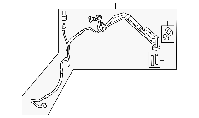 BB5Z-19A834-D Деталь EVAPORATOR TUBE