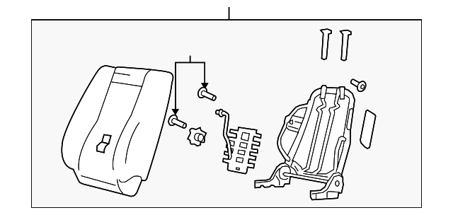 ZZDD88130A05 Деталь SEAT BACK ASSY, RIGHT