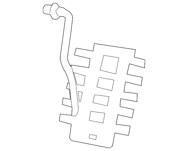 EF92-88-68Y Деталь LUMBAR SUPPORT, LEFT