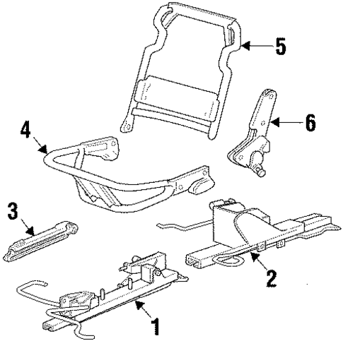 Beretta FRONT SEAT COMPONENTS