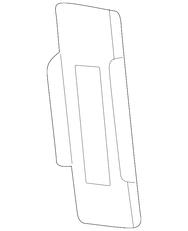 F87Z10602B90AAA Деталь HEIGHT ADJUSTER COVER, RIGHT