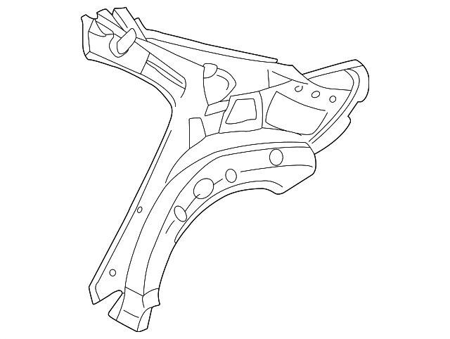 220-630-09-13 INNER PANEL, LEFT