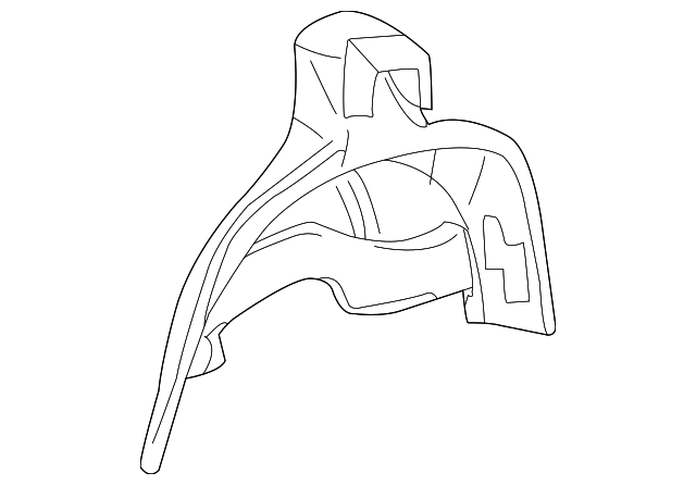 220-630-04-69 INNER WHEELHOUSE, RIGHT