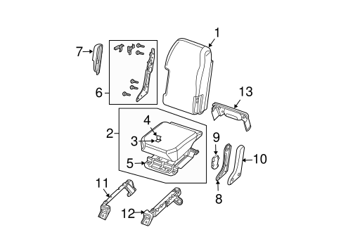 Titan FRONT SEAT COMPONENTS 9
