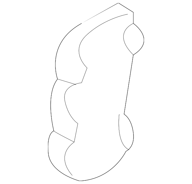 87406-7S200 Деталь RECLINE COVER, RIGHT