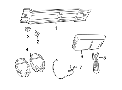 Durango ENTERTAINMENT SYSTEM COMPONENTS