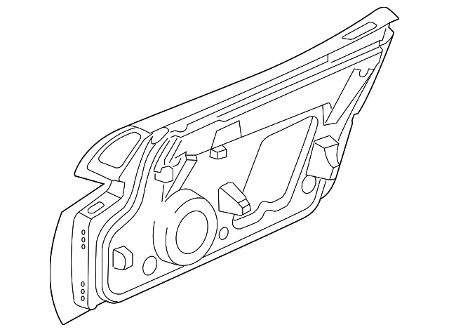 4865592AF Деталь DOOR SHELL, RIGHT