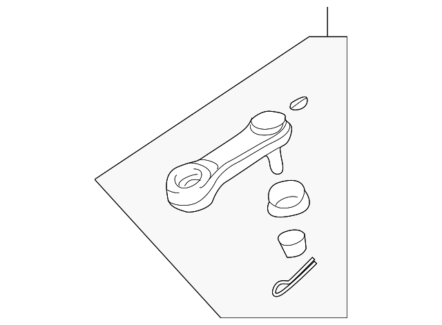 MR592134 Деталь PITMAN ARM