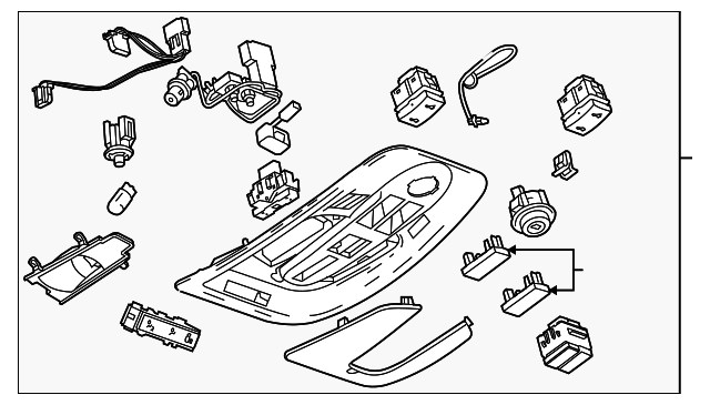 23449625 OVERHEAD CONSOLE