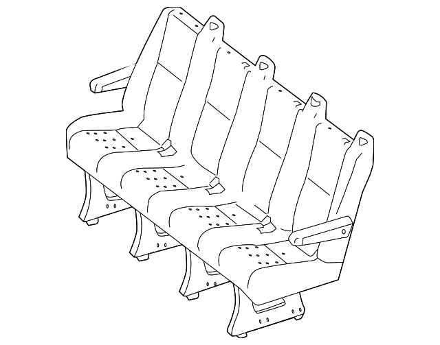 00095008059G66 Деталь BENCH SEAT