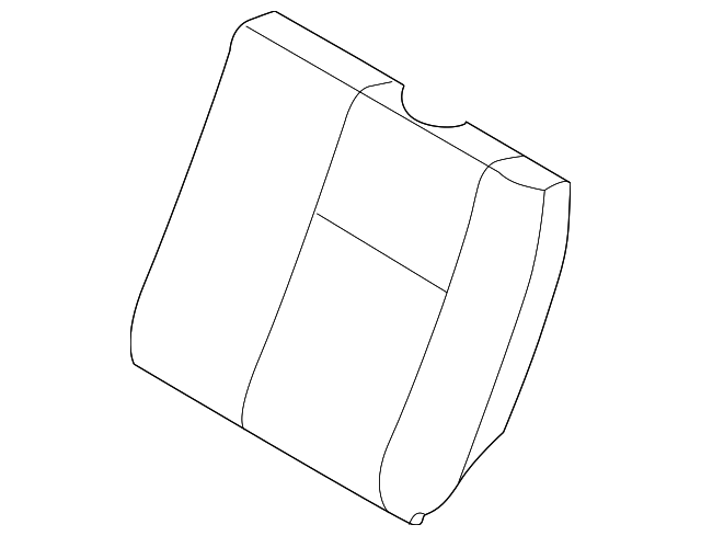 96890788 Деталь SEAT BACK COVER, LEFT