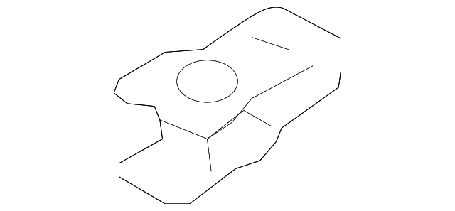 74587-EB030 Деталь REAR FLOOR PAN BRACKET, LEFT